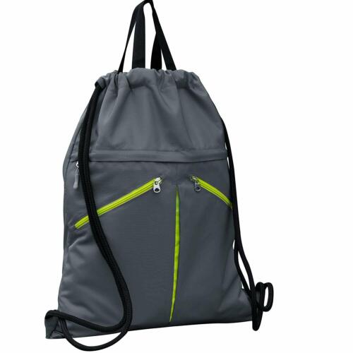 Drawstring Backpack All Sports Swim Gym Hiking PE School Bag  Dry Wet Separation