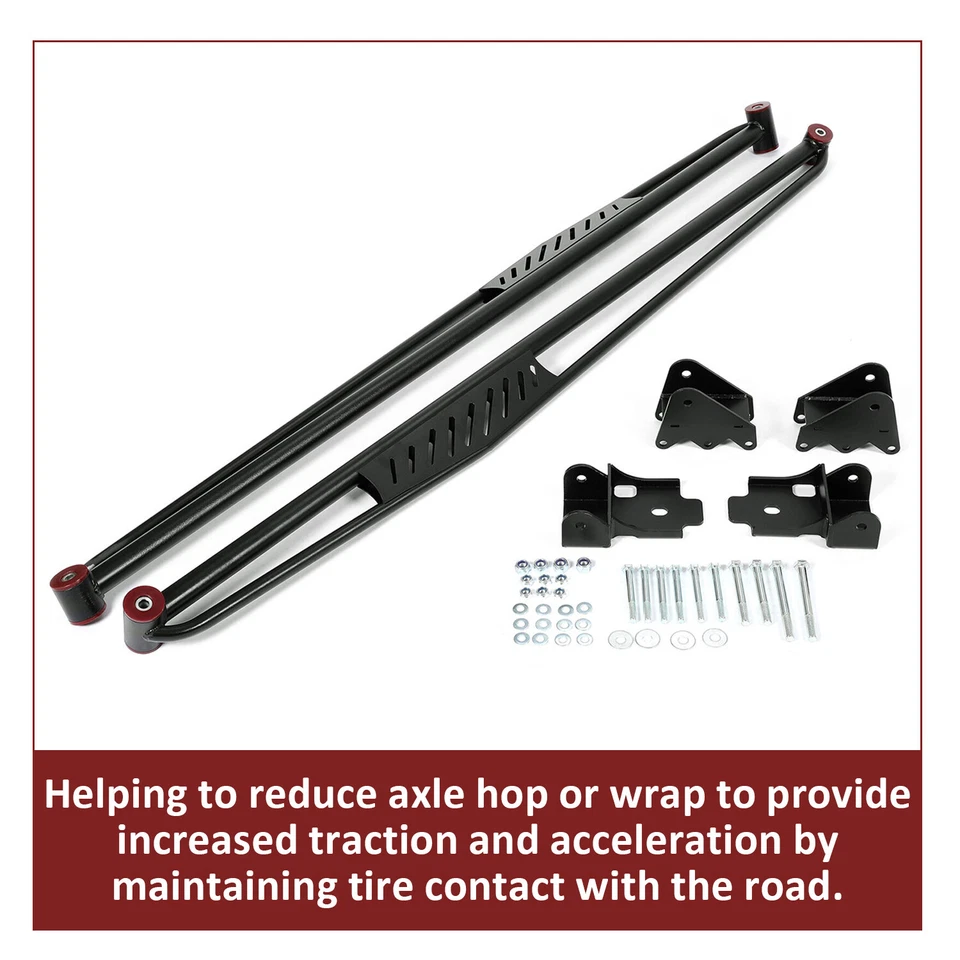 For 03-10 Ram 2500 3500 74" Lateral Suspension Traction Bar Mounting Bracket Kit Foto 4 de 4