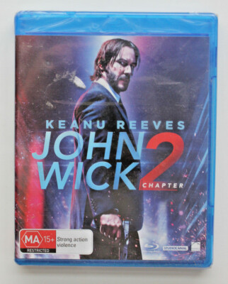 John Wick 2 - (Chapter 2) (Blu-ray, 2017) Keanu Reeves, Action New Sealed