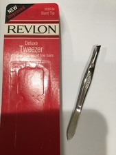 NEW WITHOUT A PACKAGE Revlon slant tip Extra-fine tips TWEEZERS 2530-34 NEW.