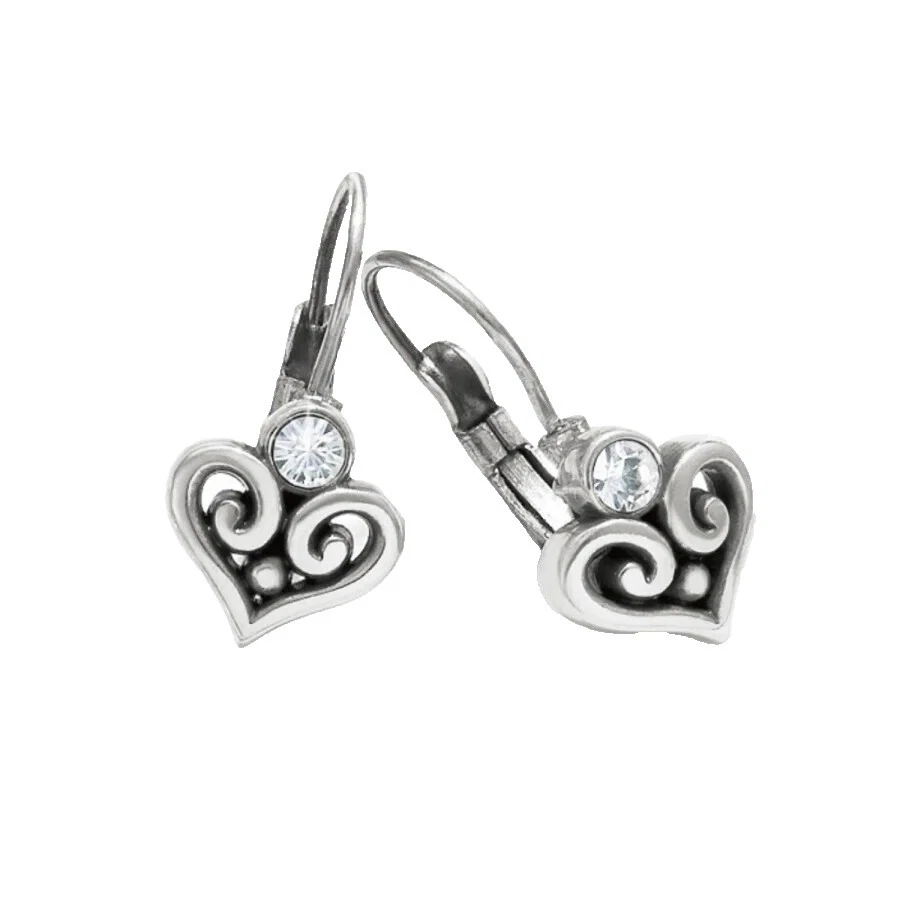 Pendientes de Moda Bañado en Plata Esmalte Brighton