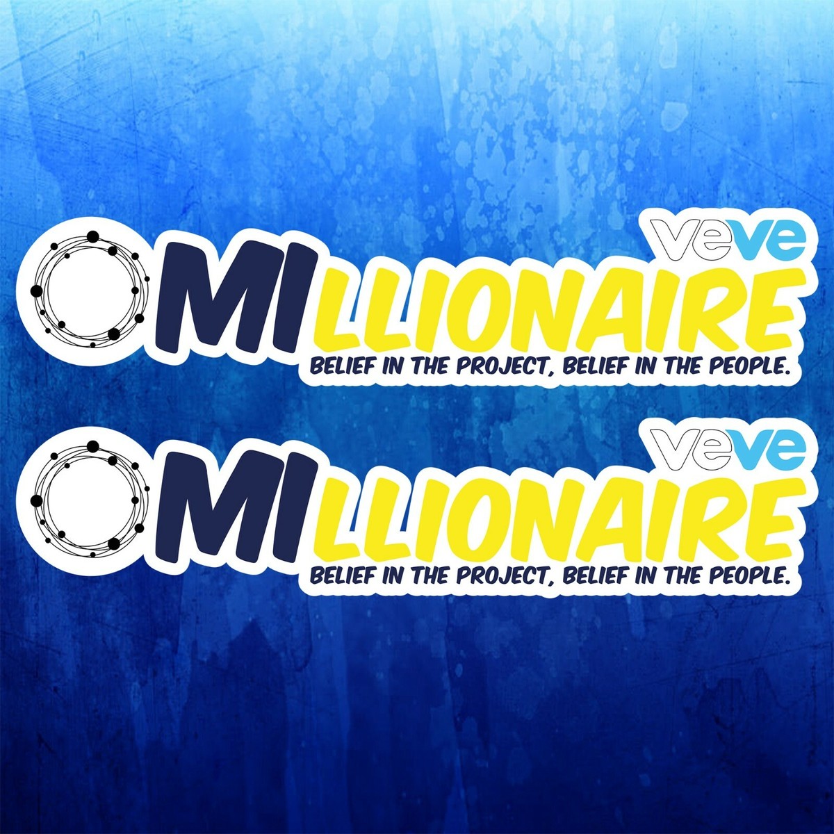 Ecomi Veve Omillionaire Stickers - Crypto Stickers - Laptop Phone Stickers  | eBay UK