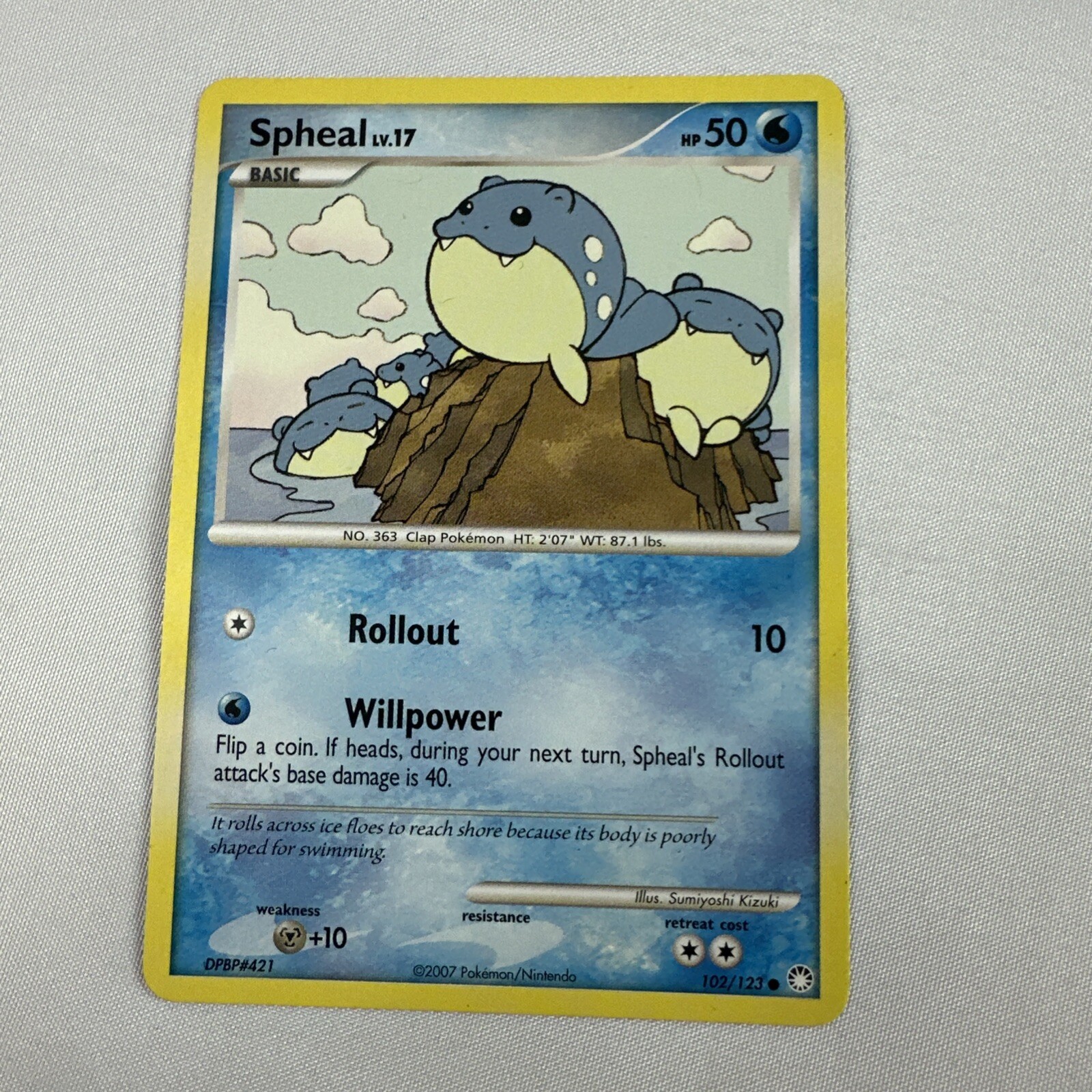 Spheal 102/123 Mysterious Treasures Regular