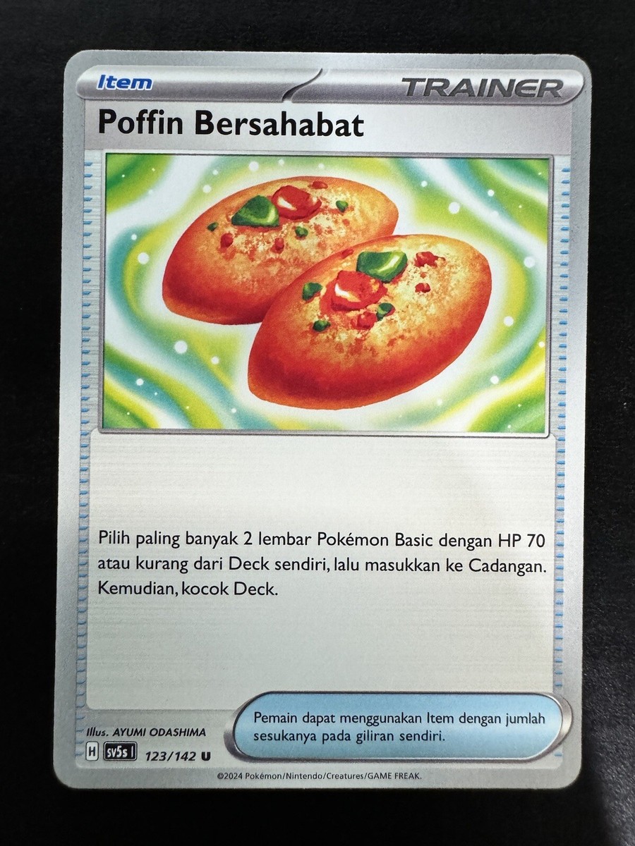 BUDDY-BUDDY POFFIN 123/142 TEMPORAL FORCES POKEMON TCG (INDONESIAN