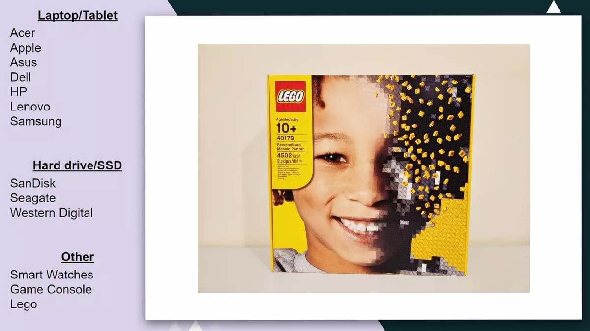 Lego Mosaic Maker 40179 Personalised Mosaic Portrait 10 yrs