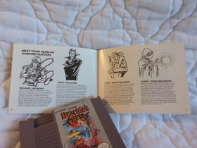 NINTENDO NES CASTLEVANIA III DRACULA'S CURSE VIDEOGIOCO SCATOLA INSERTO MANUALE 1990