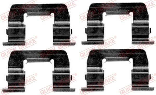 Quick Brake 109-1668 ZubehöRsatz, Scheibenbremsbelag FüR Hyundai-image