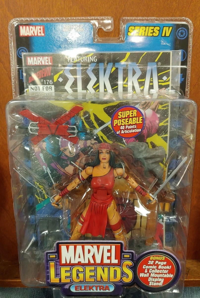 ToyBiz Marvel Legends Series IV 4 ELEKTRA Figure with Electra