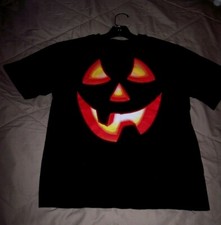 Halloween Scary Pumpkin T-short Boys XXL 18 