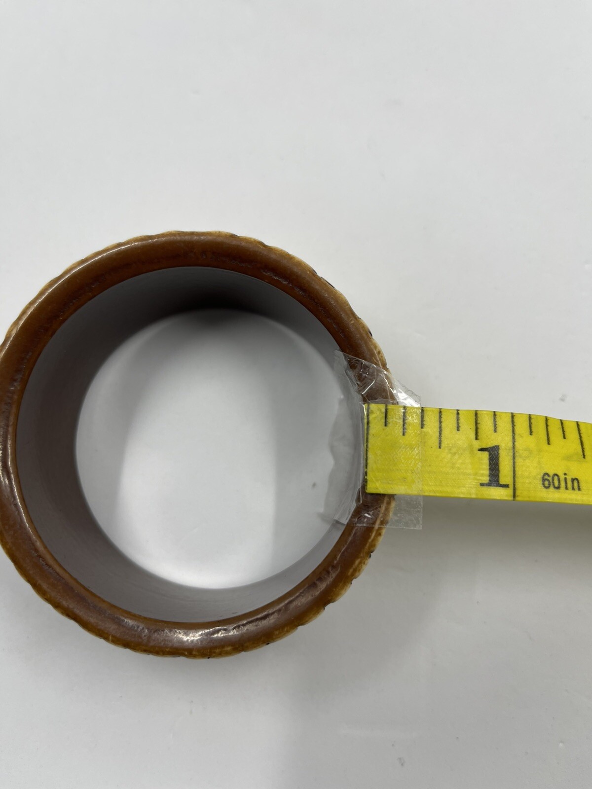 Vintage Snake/Giraffe Pattern Bangle Bracelet Bei… - image 7