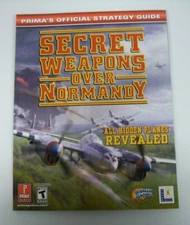 Secret Weapons Over Normandy Prima Official Strategy Guide PC PS2 Xbox 