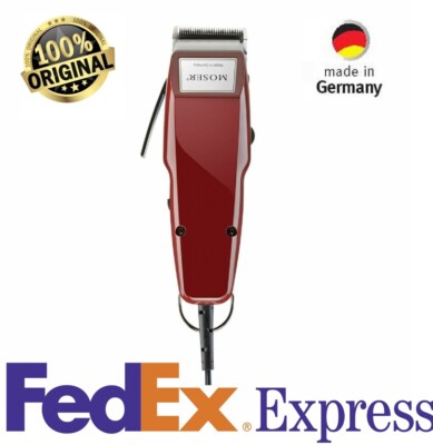 Moser 1400 Hair Clipper Red Professional Barber Classic Corded Raststellen 220V