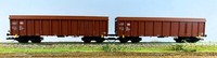 Tt 2Tlg. Set Offene GüTerwagen Ealos-X 053 Db Ag Ep.Vi Tillig 01037