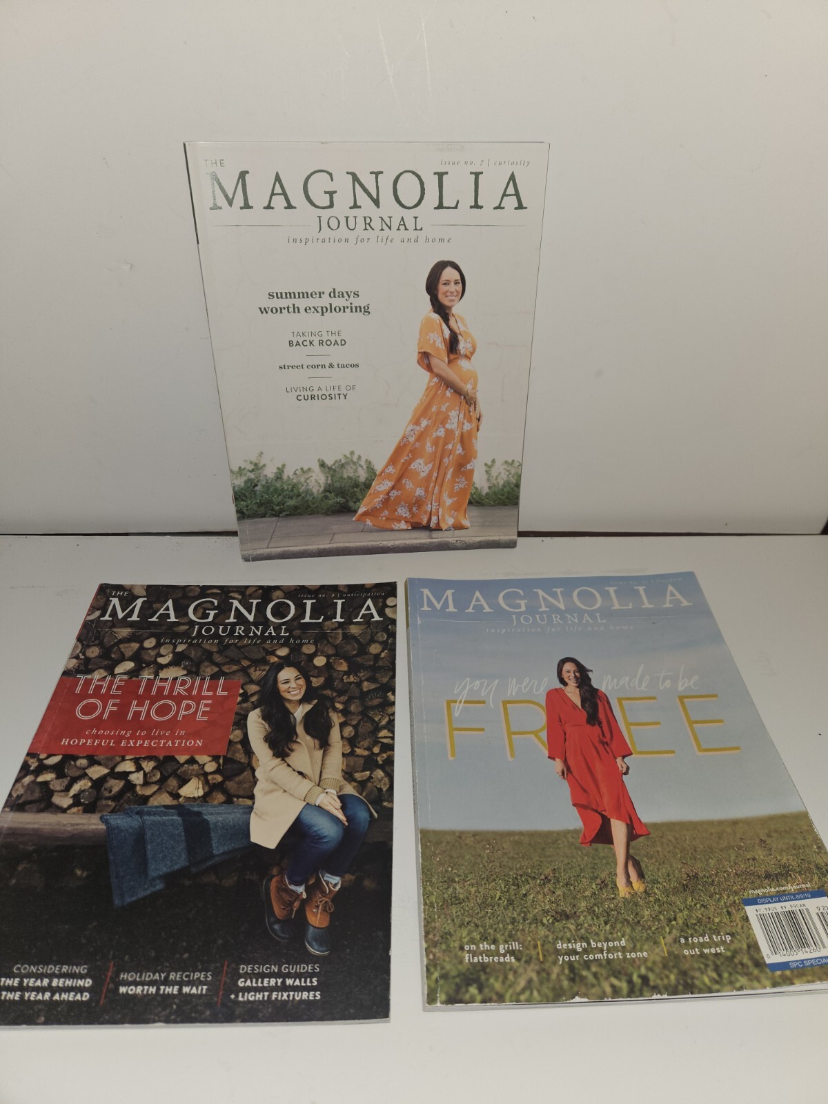 Magnolia Journal Magazine Lot Joanna Gaines Issues 7 9 11 2018-2019 VG Condition