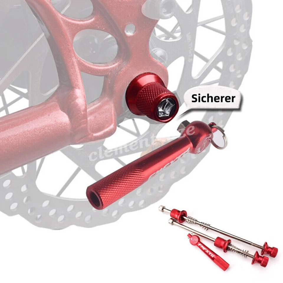 MTB Rad Schnellspanner Vorne Hinten Set Fahrrad Schnellspannset für Rennrad - Bild 4 von 4