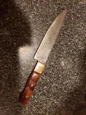 7 Inch Damascus Chef's Knife With Desert Ironwood Handle