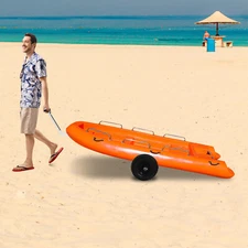 Boat Trailer Dolly Aluminum Alloy Inflatable Boat Kayak Sailboat Trailer Mover