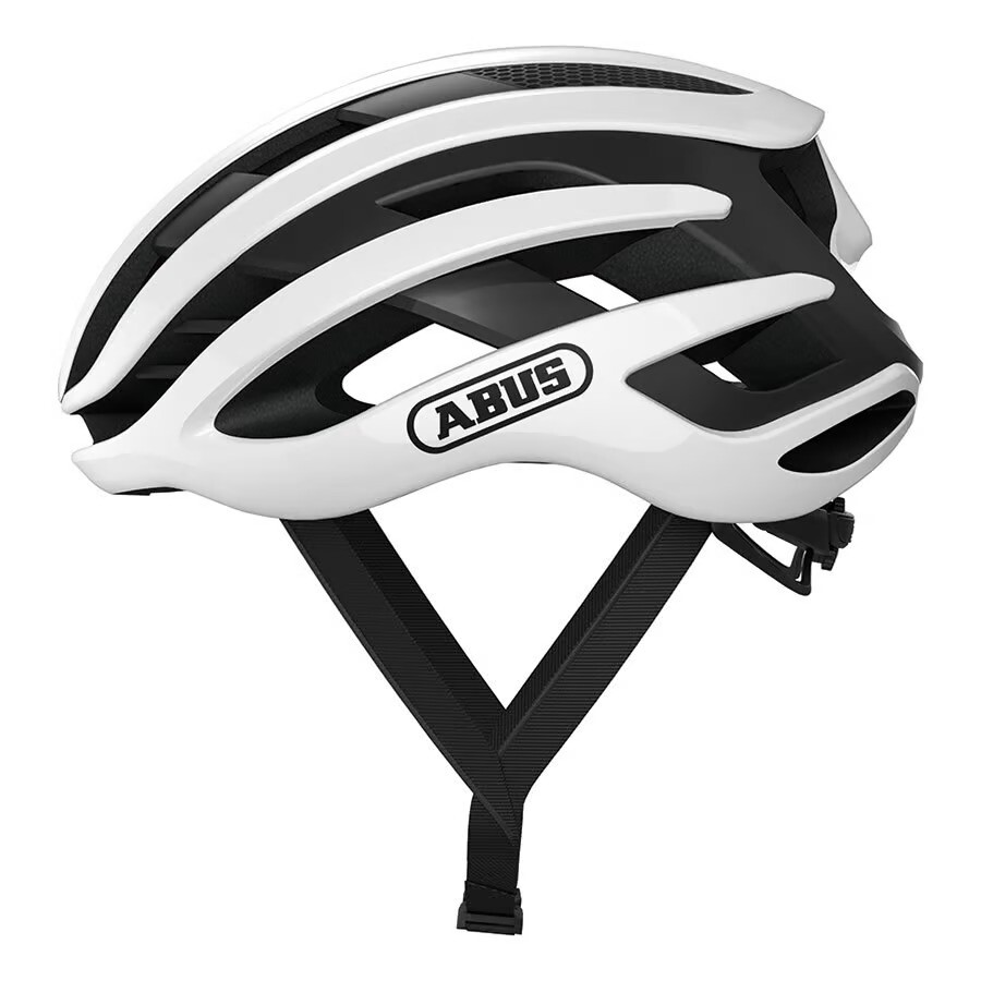 Casco Airbreaker Polar Blanco Abus Bicicleta