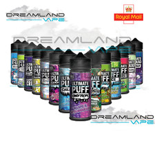 Ultimate Puff E-Liquid Vaping Juice Full Range of Flavours 0mg 70/30VG 100ml TPD