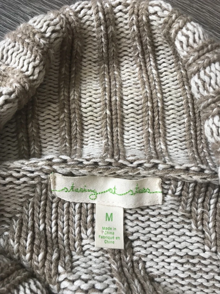 Cárdigan Suéter Staring at Stars Urban Outfitters Chevron Grande Abierto Talla M Foto 4 de 4