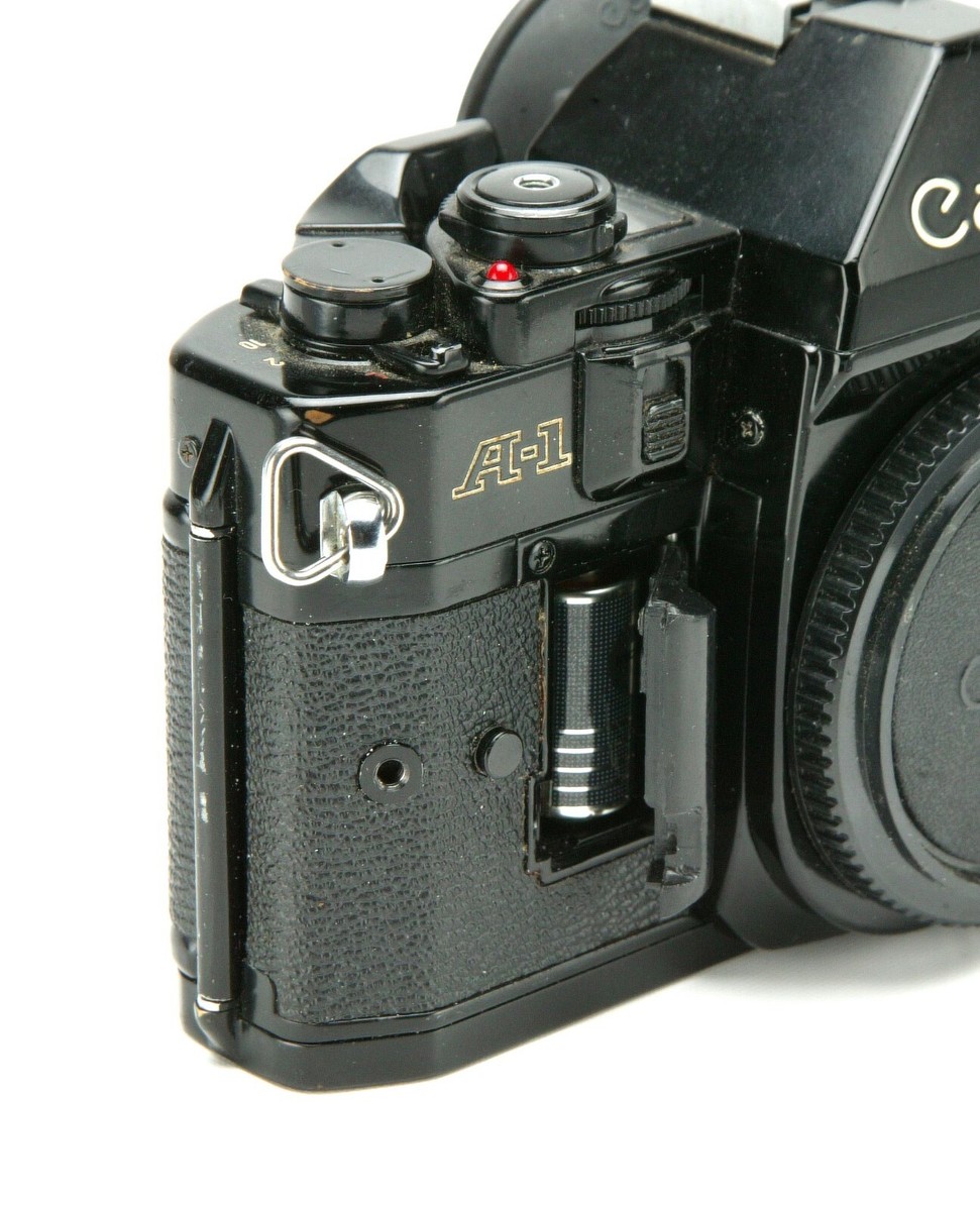 Canon キャノン A-1 ボディ Canon A-1 film camera body with Genuine strap and Power