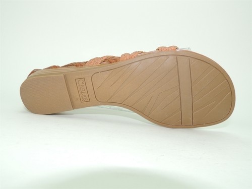Sandalias para mujer Carlos by Carlos Santana Amara 2 leonadas bronceadas talla 5 M - Imagen 6 de 6