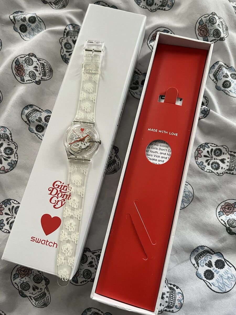 New Swatch Japan Girls Dont Cry By Verdy Collab Watch Wrist New Swatch Japan Girls Dont Cry By Verdy Collab Watch Wrist