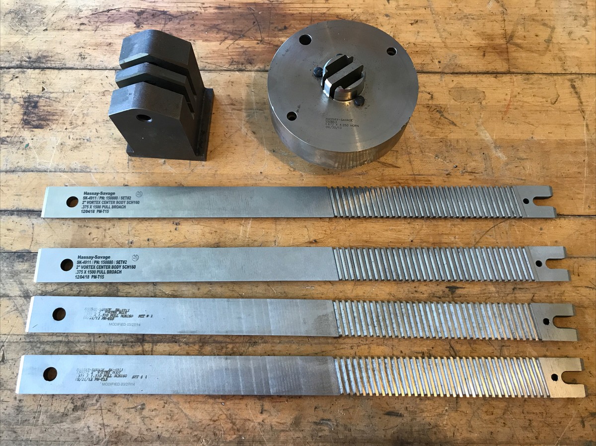 HASSAY SAVAGE 2 Sets Broach Cutters 2” Vortex Body .375x1500