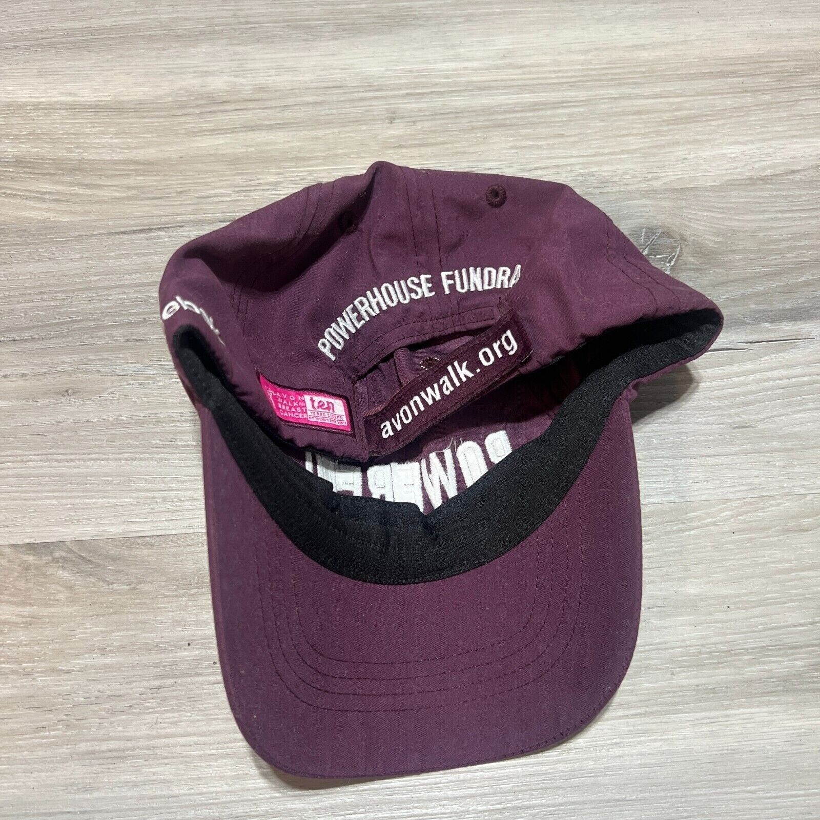 Reebok Powerful 2012 Strapback Hat Cap Purple Adj… - image 3
