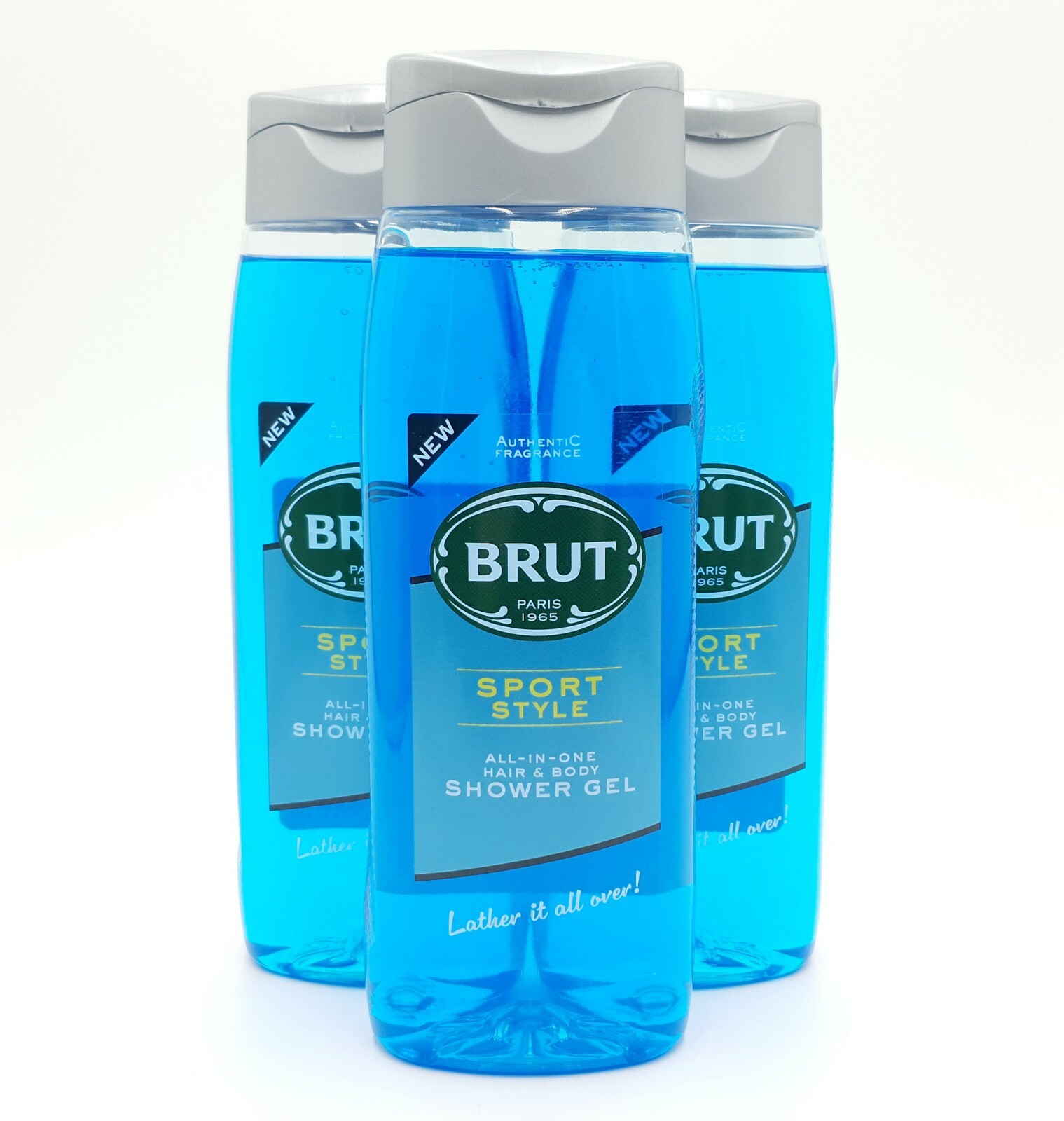 Brut Sport Style Hair & Body Shower Gel for Men 500ml - Pack of 6 - Image 4