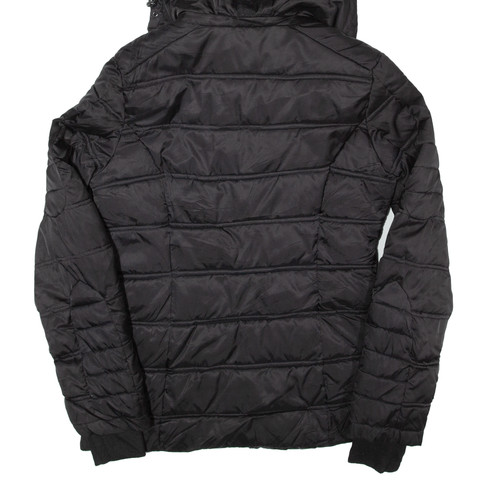 NAUTICA Lightweight Womens Puffer Jacket Black Hooded S - Picture 6 of 6