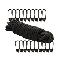 Expanderseil Set 20m Schwarz 8mm Gummiseil Gu...