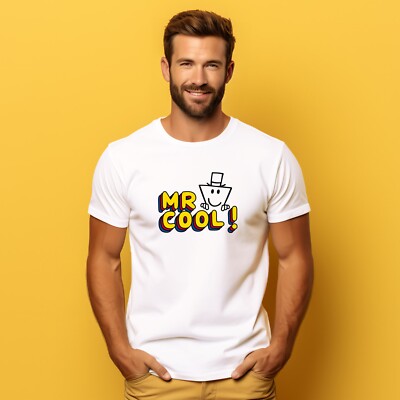 Herren T-Shirt Kurzarm Weiß, MR COOL