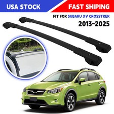Fit For Subaru Xv Crosstrek 2013-2025 Cross Bars Roof Rack Rails Crossbars Black