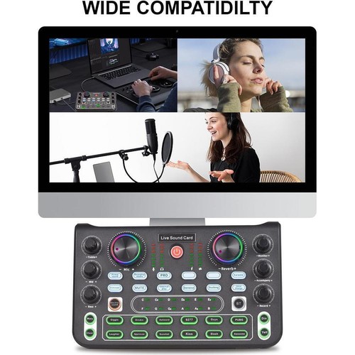 Dual-channel DJ Mixer Equipment Quad-core Dual DSP, Computer Univ Phone and M2H2 - Afbeelding 12 van 14