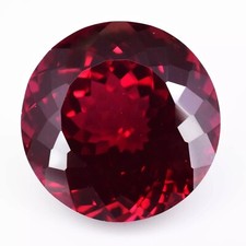 20-22 Ct Natural Certified Red Painite Round Cut Loose Top Quality Gem