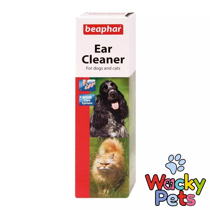 Beaphar Ear Cleaner 50ml. Helps Prevent Wax Build Up DOG / CAT EAR CARE