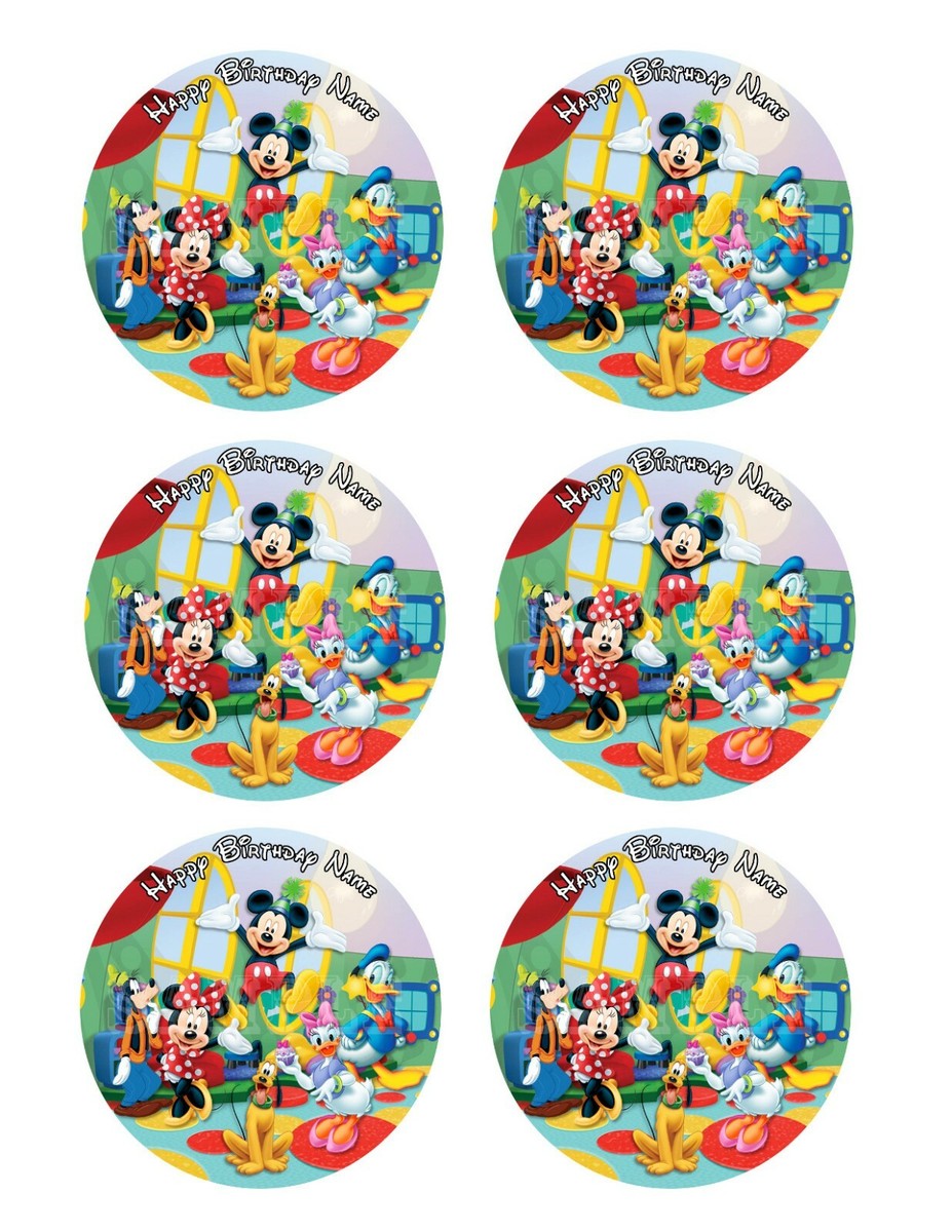 Mickey Mouse Clubhouse Cupcake Wrappers