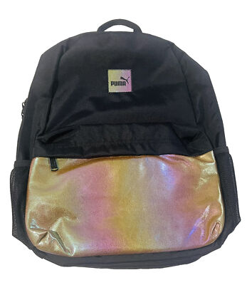PUMA Commuter Backpack, Black Metallic Rose Gold Combo  display picture 2