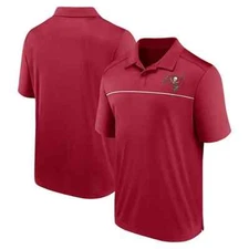 Team Apparel NFL  Tampa Bay Buccaneers Men's Short Sleeve Polo Size M