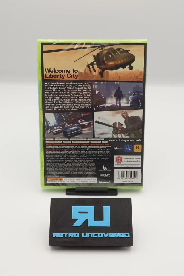 Grand Theft Auto IV - Xbox 360 - PAL (Factory Sealed)  - Image 2 of 4