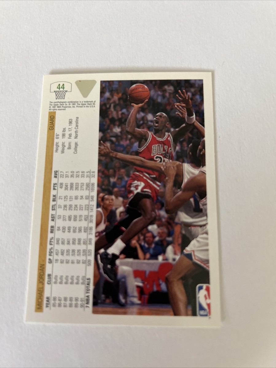 1992 Upper Deck Michael Jordan #44 Great Shape Trading Card! | eBay