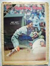 NY Mets Shea Stadium era 6/12/1971 Newspaper The Sporting News Jerry Grote