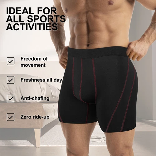Herren Ultra Super Soft Boxershorts Unterwäsche 5er Pack mit integrierter Beutelstütze - Bild 4 von 17