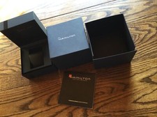 Hamilton Regatta Maestro Railroad Watch Box Libro Raro Vintage Trovato anni 90 Nuovo