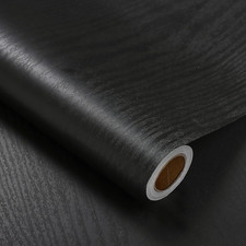 Peel and Stick Wallpaper Wood Contact Paper Wood Wallpaper Black Wood Grain Cont