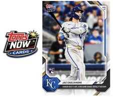 2026 Topps Now MLB #601 Jac Caglianone RC Kan...