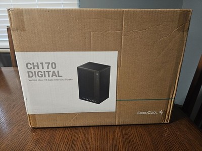 DeepCool CH170 Digital Mini-ITX PC Case (Black)