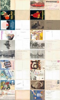 postcards ADVERTISING lot 20 pieces code 027 U