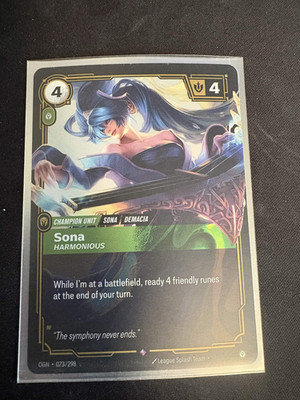 Sona Harmonious 073/298 Origins Riftbound English